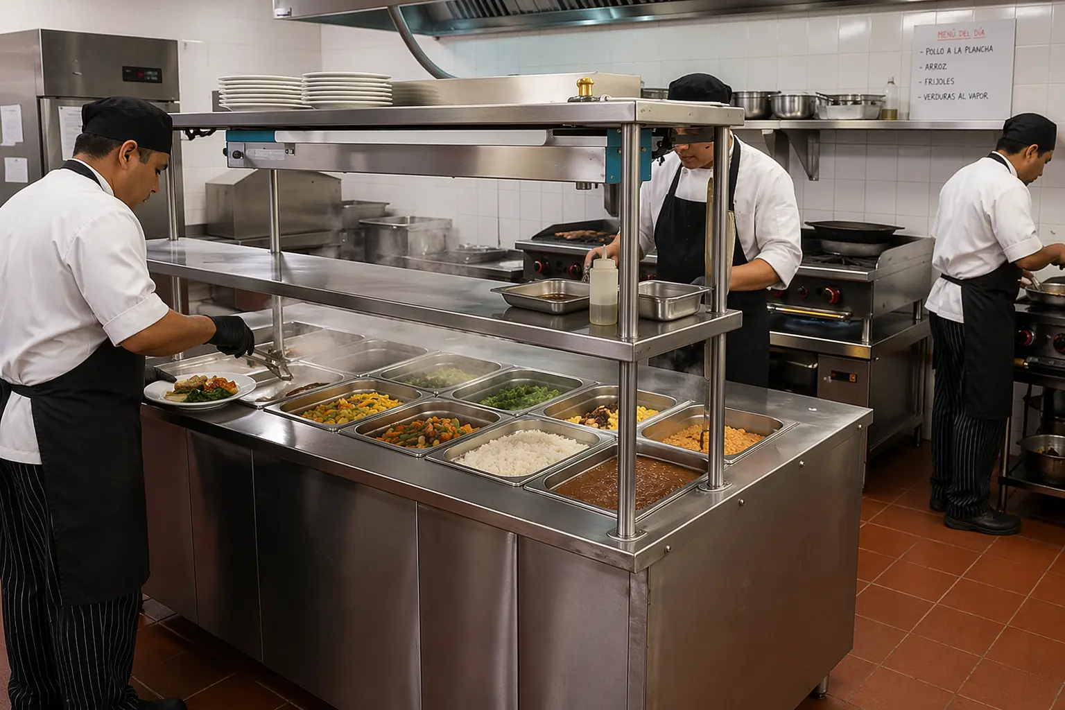 Cocina industrial para hotel