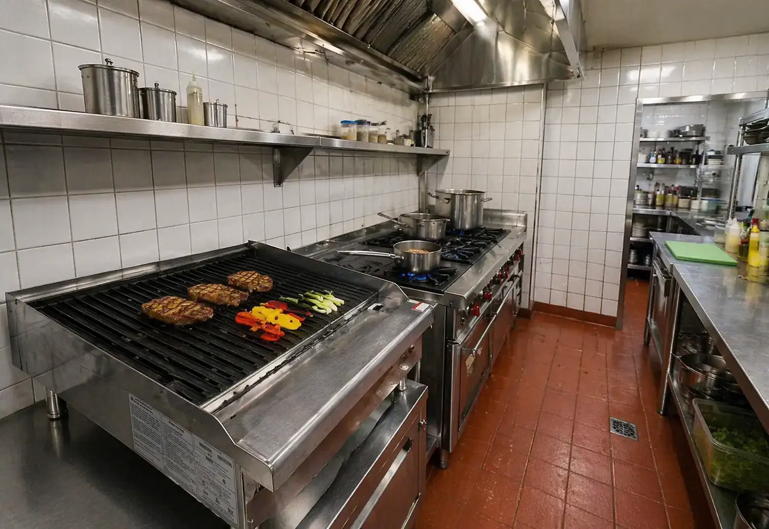 Áreas de cocina hotelera